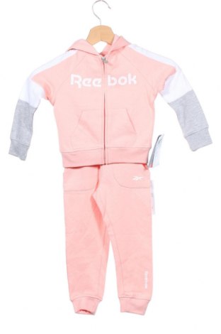 Kinder Trainingsanzug Reebok, Größe 18-24m/ 86-98 cm, Farbe Rosa, 60% Baumwolle, 40% Polyester, Preis 31,70 €