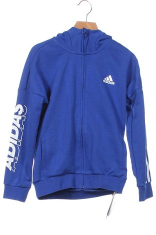 Детски суичър Adidas, Размер 8-9y/ 134-140 см, Цвят Син, 60% памук, 40% полиестер, Цена 51,35 лв.