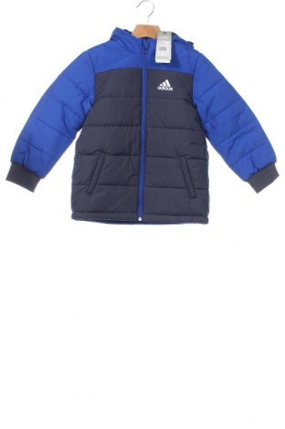 Детско яке Adidas, Размер 5-6y/ 116-122 см, Цвят Син, Полиестер, Цена 132,30 лв.