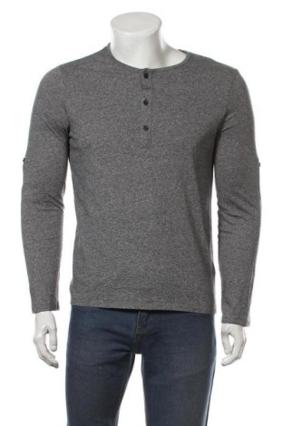 Мъжка блуза H&M, Размер M, Цвят Сив, 60% памук, 40% полиестер, Цена 27,30 лв.