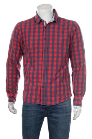 Ανδρικό πουκάμισο Pull&Bear, Μέγεθος L, Χρώμα Ρόζ , Βαμβάκι, Τιμή 16,89 €