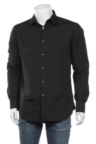 Ανδρικό πουκάμισο Rodier, Μέγεθος L, Χρώμα Μαύρο, 65% πολυεστέρας, 35% βαμβάκι, Τιμή 56,62 €