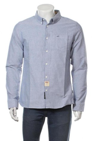 Męska koszula Schott, Rozmiar XL, Kolor Niebieski, 100% bawełna, Cena 208,25 zł