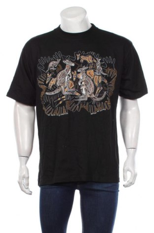 Мъжка тениска, Размер L, Цвят Черен, Памук, Цена 39,90 лв.