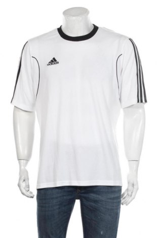 Мъжка тениска Adidas, Размер XL, Цвят Бял, Полиестер, Цена 40,02 лв.