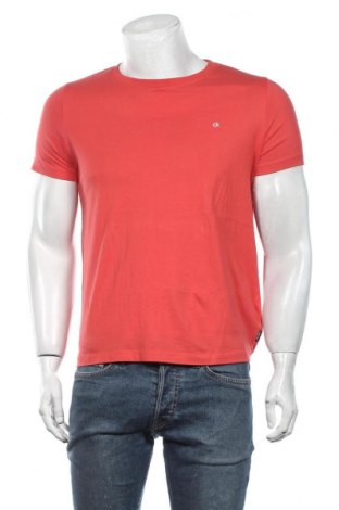 Мъжка тениска Calvin Klein, Размер L, Цвят Червен, Памук, Цена 59,25 лв.