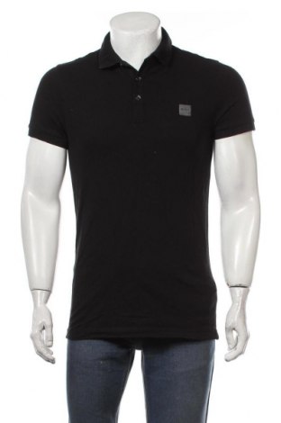 Męski T-shirt Hugo Boss, Rozmiar L, Kolor Czarny, 97% bawełna, 3% elastyna, Cena 168,00 zł