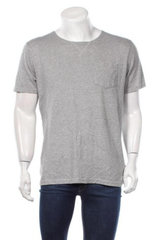 Ανδρικό t-shirt Pull&Bear, Μέγεθος L, Χρώμα Γκρί, 53% πολυεστέρας, 47% βαμβάκι, Τιμή 15,59 €