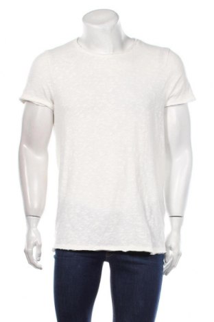 Męski T-shirt Review, Rozmiar L, Kolor Biały, 55% bawełna, 42% poliester, 3% elastyna, Cena 69,00 zł
