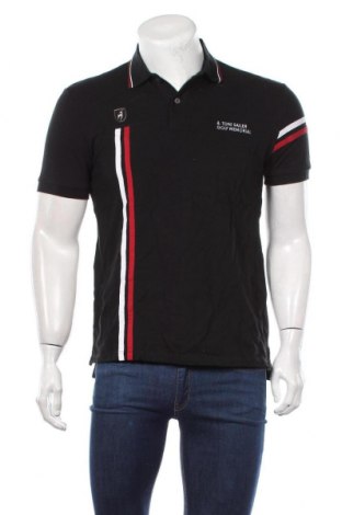 Мъжка тениска Toni Sailer, Размер M, Цвят Черен, 94% памук, 6% еластан, Цена 65,10 лв.