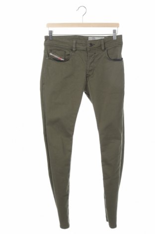 Męskie jeansy Diesel, Rozmiar S, Kolor Zielony, 98% bawełna, 2% elastyna, Cena 204,00 zł