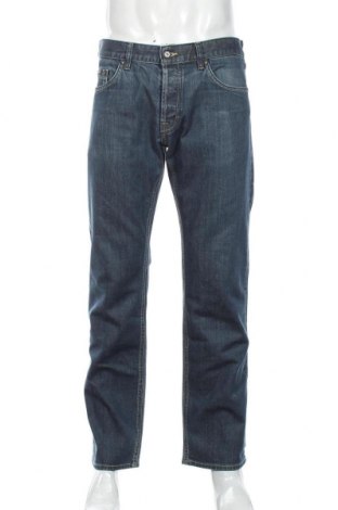 Męskie jeansy Hugo Boss, Rozmiar L, Kolor Niebieski, 98% bawełna, 2% elastyna, Cena 257,40 zł