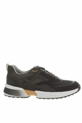 Ανδρικά παπούτσια Geox, Μέγεθος 44, Χρώμα Μαύρο, Φυσικό σουέτ, γνήσιο δέρμα, Τιμή 86,78 €