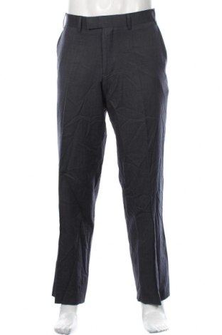 Ανδρικό παντελόνι, Μέγεθος L, Χρώμα Μπλέ, Μαλλί, Τιμή 9,09 €