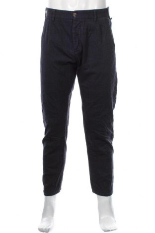 Мъжки панталон At.P.Co, Размер L, Цвят Син, 98% памук, 2% еластан, Цена 36,75 лв.