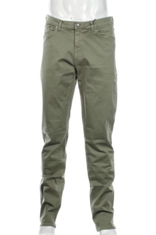 Мъжки панталон Gant, Размер L, Цвят Зелен, 97% памук, 3% еластан, Цена 149,40 лв.
