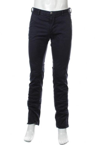 Мъжки панталон Hugo Boss, Размер M, Цвят Син, 97% памук, 3% еластан, Цена 117,60 лв.