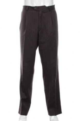 Мъжки панталон Versace Classic, Размер XL, Цвят Кафяв, 77% полиестер, 23% вискоза, Цена 98,00 лв.