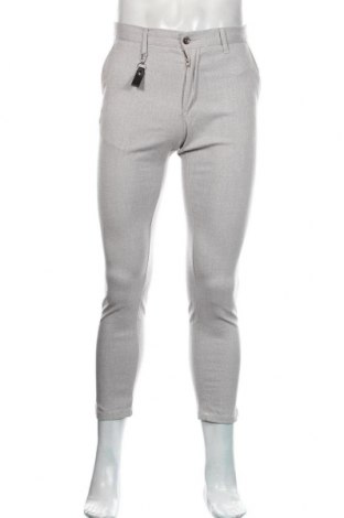 Мъжки панталон Zara Man, Размер S, Цвят Сив, 60% полиестер, 38% вискоза, 2% еластан, Цена 37,80 лв.