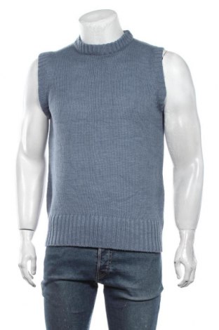 Мъжки пуловер, Размер M, Цвят Син, Акрил, Цена 33,60 лв.