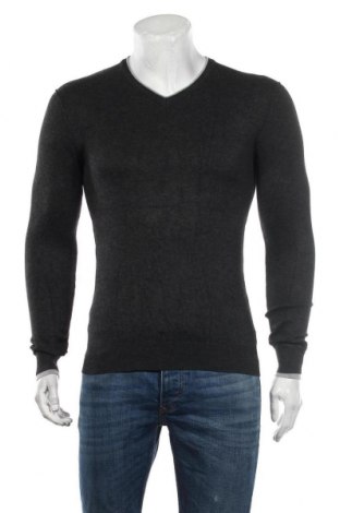 Мъжки пуловер Cotton&silk, Размер M, Цвят Черен, 80% вискоза, 20% полиамид, Цена 25,20 лв.