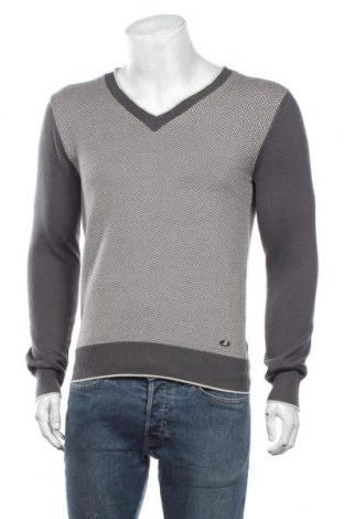 Мъжки пуловер Gaudi, Размер M, Цвят Сив, 50% вълна, 50% акрил, Цена 48,82 лв.