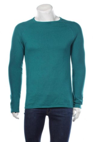 Męski sweter Q/S by S.Oliver, Rozmiar M, Kolor Zielony, Bawełna, Cena 185,63 zł