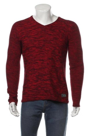 Мъжки пуловер Q/S by S.Oliver, Размер M, Цвят Червен, Памук, Цена 32,67 лв.