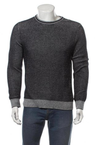 Мъжки пуловер Q/S by S.Oliver, Размер M, Цвят Черен, Памук, Цена 32,67 лв.