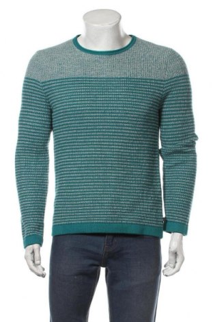 Мъжки пуловер Q/S by S.Oliver, Размер M, Цвят Бял, 50% акрил, 50% памук, Цена 32,67 лв.