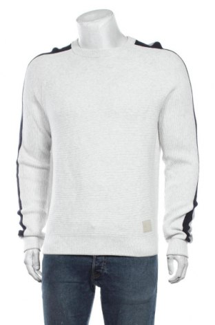 Мъжки пуловер S.Oliver, Размер L, Цвят Бял, Памук, Цена 52,47 лв.