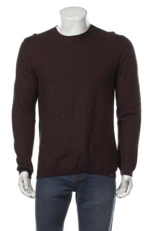 Męski sweter S.Oliver Black Label, Rozmiar L, Kolor Brązowy, 70% bawełna, 25% jedwab, 5% kaszmir, Cena 316,88 zł