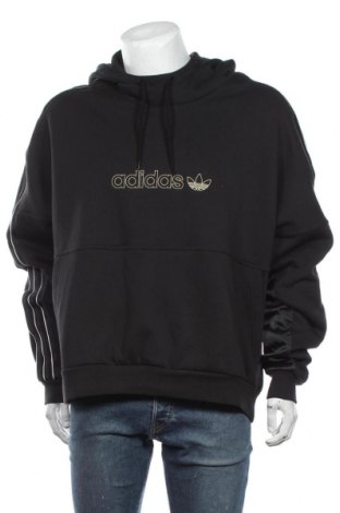 Férfi sweatshirt Adidas Originals, Méret XL, Szín Fekete, 70% pamut, 30% poliészter, Ár 15 260 Ft