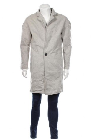 Мъжко палто, Размер S, Цвят Сив, Вълна, Цена 54,60 лв.