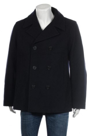 Ανδρικά παλτό Gant, Μέγεθος XL, Χρώμα Μπλέ, 70% μαλλί, 30% πολυεστέρας, Τιμή 96,12 €