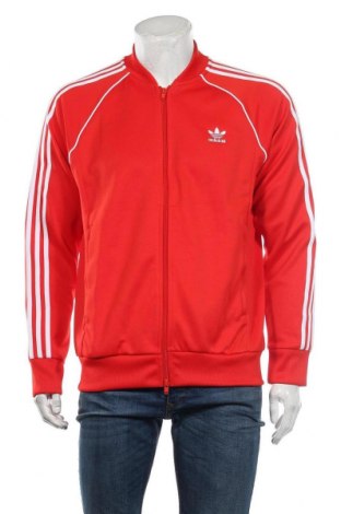 Pánský sportovní vrch Adidas Originals, Velikost L, Barva Červená, 60% polyester, 40% bavlna, Cena  1 005,00 Kč