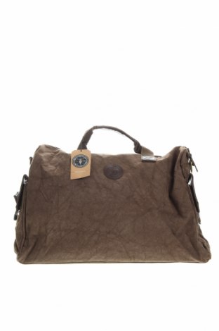 Пътна чанта Le Temps Des Cerises, Цвят Кафяв, Текстил, еко кожа, Цена 55,65 лв.