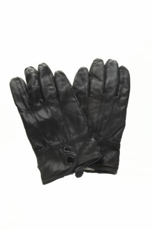 Ръкавици, Цвят Черен, Естествена кожа, Цена 33,60 лв.