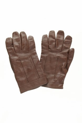 Ръкавици, Цвят Кафяв, Естествена кожа, Цена 37,80 лв.