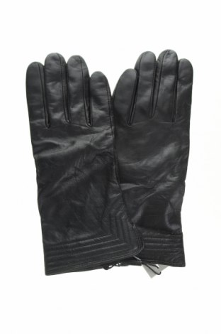 Ръкавици Markberg, Цвят Черен, Естествена кожа, Цена 71,40 лв.