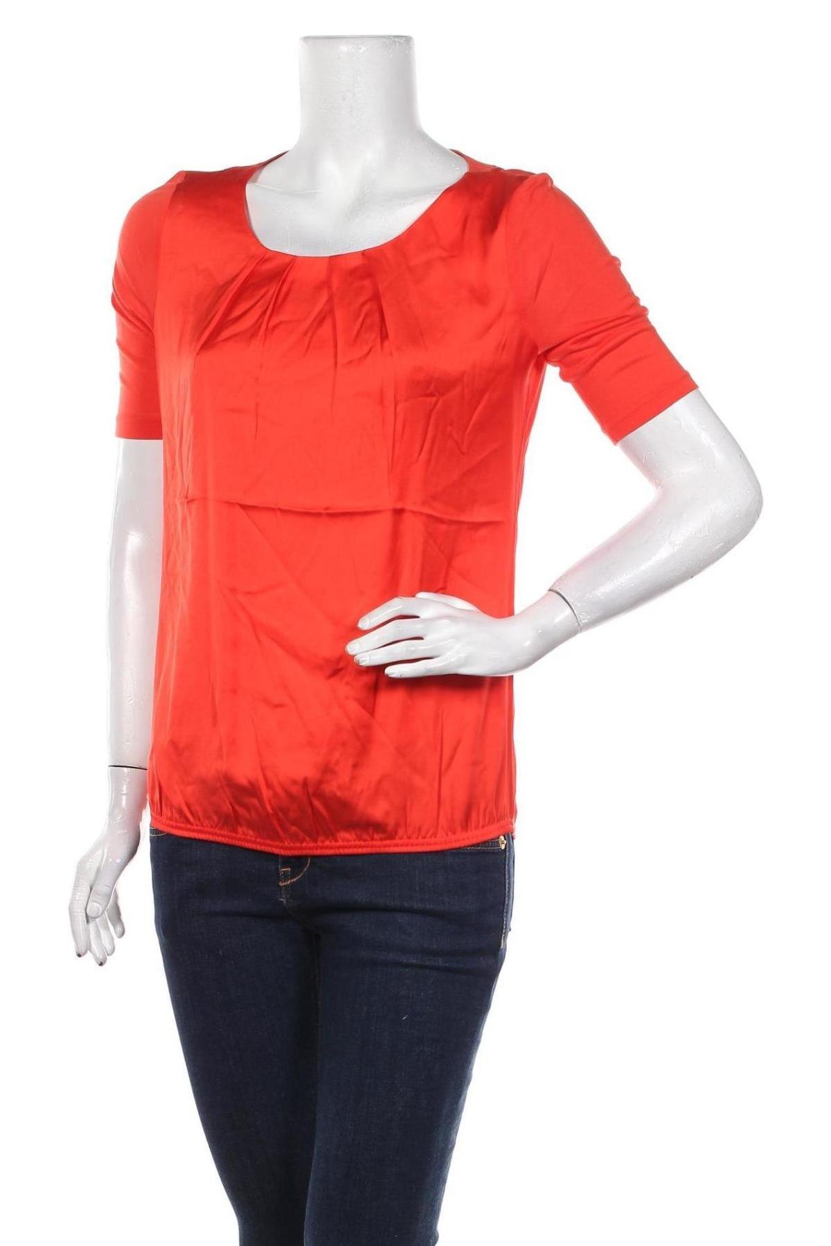 Γυναικεία μπλούζα Comma,, Μέγεθος S, Χρώμα Κόκκινο, Βισκόζη, πολυεστέρας, μοντάλ, Τιμή 45,88 €