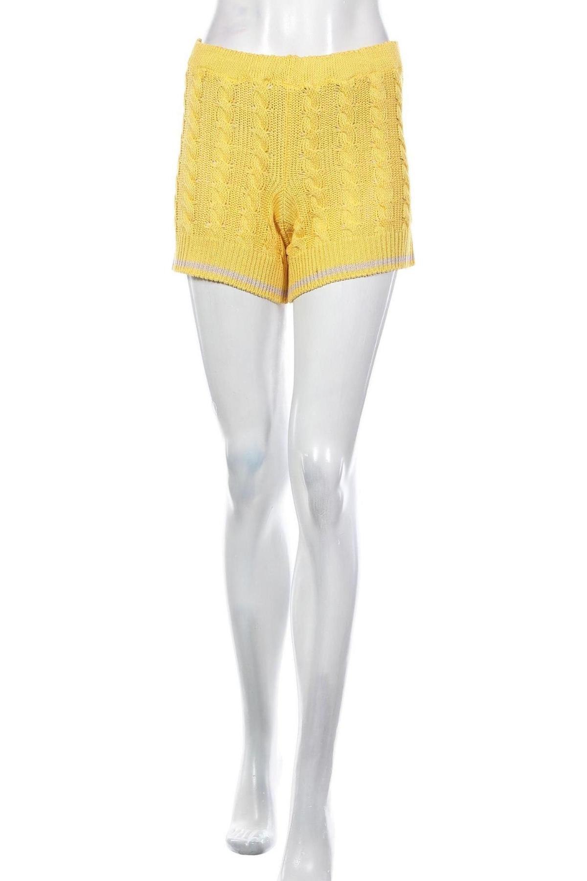 Дамски къс панталон Rinascimento, Размер S, Цвят Жълт, Цена 52,15 лв.