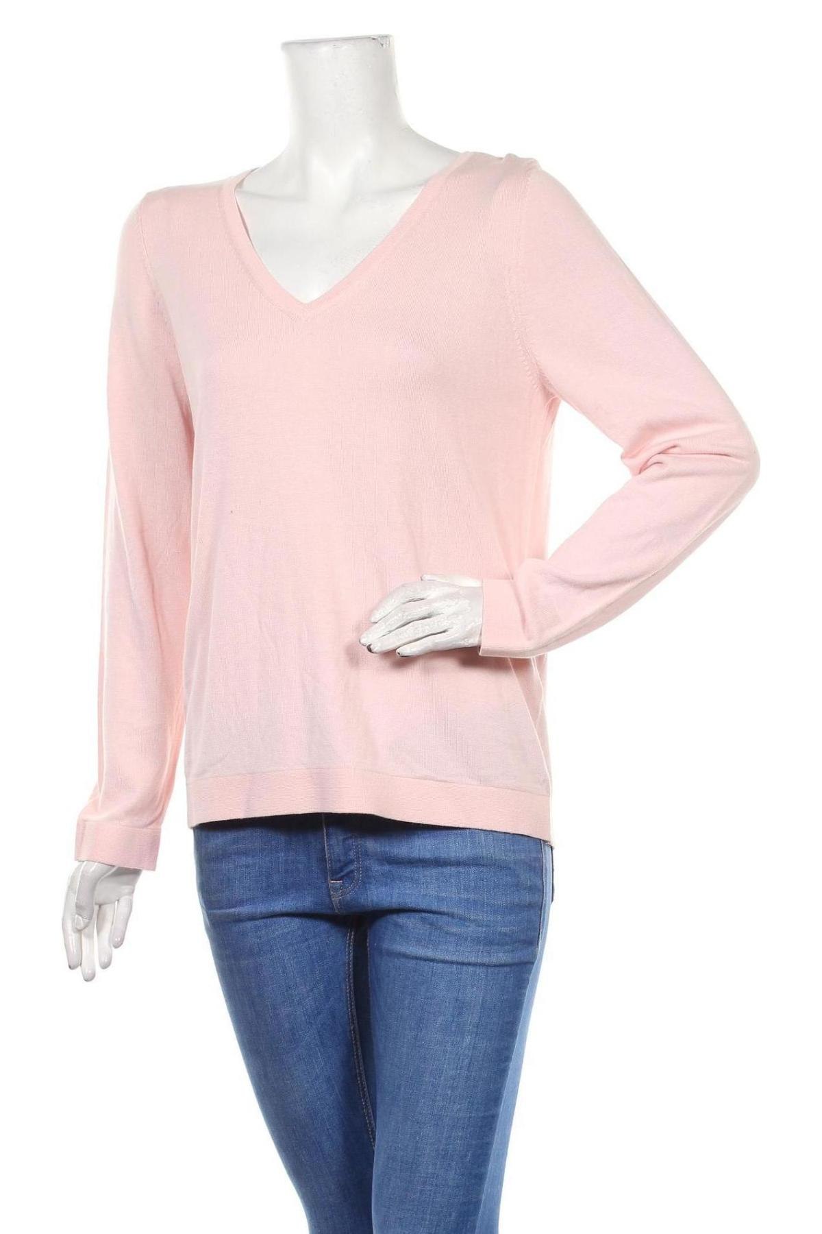 Дамски пуловер S.Oliver, Размер M, Цвят Розов, 60% вискоза, 40% памук, Цена 111,75 лв.