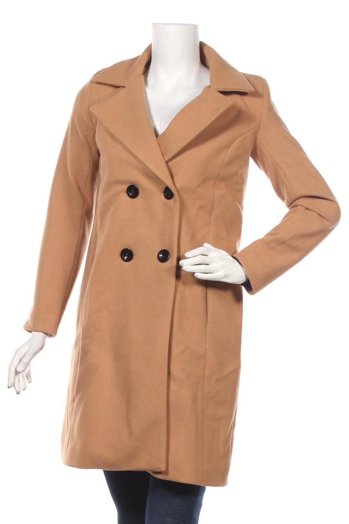 Дамско палто Creens, Размер XS, Цвят Бежов, Цена 179,00 лв.