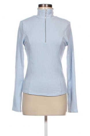 Дамска блуза Gina Tricot, Размер XL, Цвят Син, 79% полиестер, 19% вискоза, 2% еластан, Цена 38,40 лв.