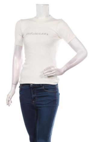 Γυναικεία μπλούζα Jacqueline De Yong, Μέγεθος S, Χρώμα Εκρού, Τιμή 4,45 €