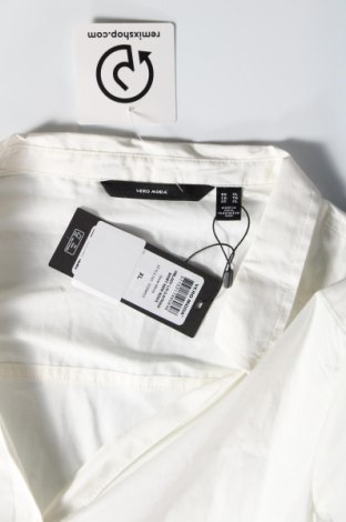 Дамска риза-боди Vero Moda, Размер XL, Цвят Бял, Памук, полиамид, еластан, Цена 33,60 лв.