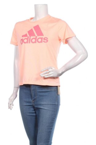 Дамска тениска Adidas, Размер M, Цвят Оранжев, Полиестер, Цена 49,05 лв.