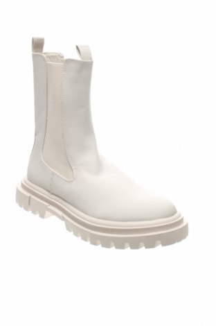 Botine de damă Bershka, Mărime 40, Culoare Alb, Preț 381,58 Lei