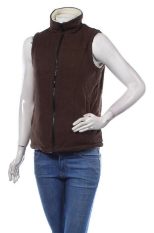 Γυναικείο fleece γιλέκο, Μέγεθος S, Χρώμα Καφέ, Πολυεστέρας, Τιμή 10,14 €